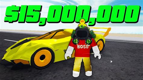 Spending 15 Million On Best Supercar In Vehicle Simulator Roblox Youtube