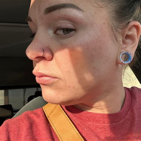 16 Gauge Captive Septum Ring Septum Horseshoe Silver Septum Ring