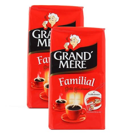 Livraison à domicile Promotion Grand Mère Café familial Lot de 2x250g