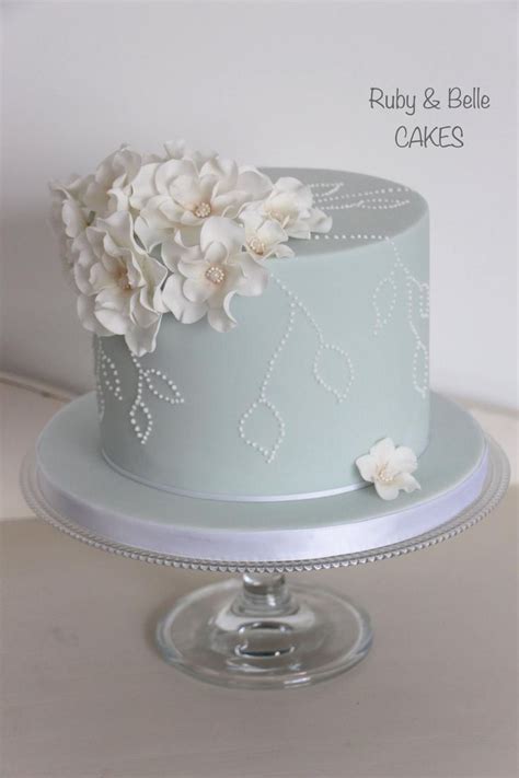 Fondant Wedding Cake Designs 1 Layer