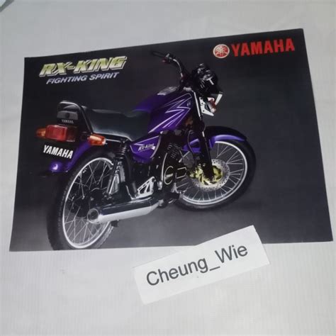 Jual Poster Jadul Antik Brosur Yamaha RX King New 2003 Shopee Indonesia