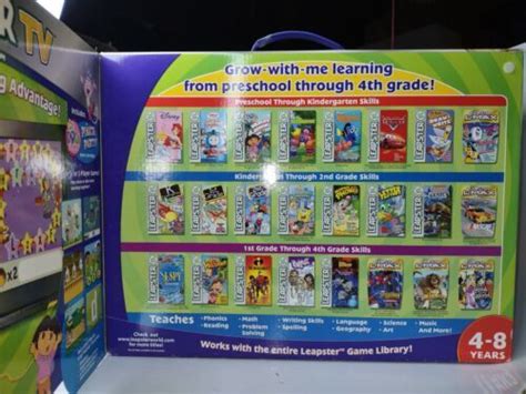 Leapfrog Leapster Tv Tv Learning System Rare Learning Games New In