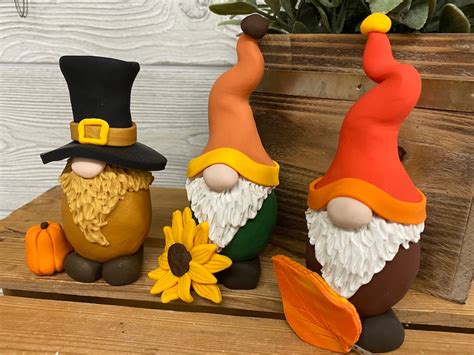 Gnomes Fall Gnome Holiday Gnome Autumn Gnome Thanksgiving Etsy