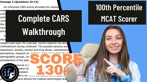 Mcat Cars Walkthrough Aamc Sample Test Cars Passage Youtube