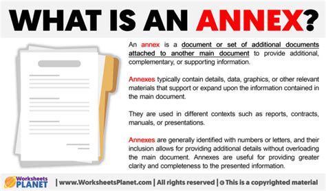 What Is An Annex Definition Of Annex