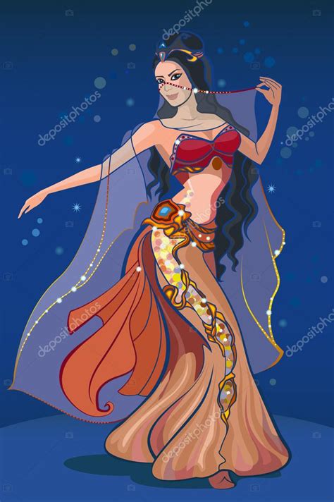 Belly Dance Stock Vector Mangusto Ka