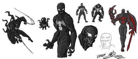 Did Some Venom Designs And Sketches After The New Movie Trailer Dropped