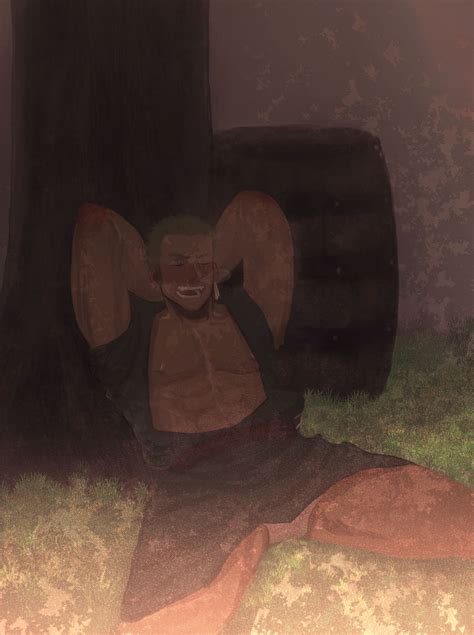 Just Sketch Zoro Under The Tree By Akulaizer On Deviantart