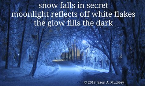 Snow Falls In Secret #Haiku #Poetry – Poems for Warriors