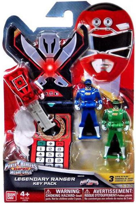 Power Rangers Super Megaforce Legendary Ranger Key Pack Roleplay Toy Turbo Bandai America Toywiz