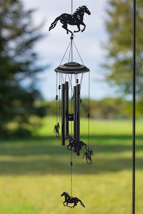 Vp Home Wild Horses Unique Outdoor Western Decor Wind Chime