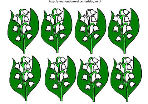 Coloriage Muguet Pour Le 1er Mai