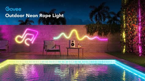 Illuminate Your Yard In Colors With Govee Outdoor Neon Rope Light Youtube