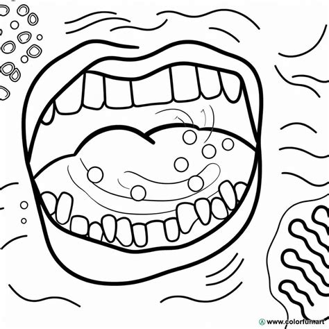 Desenho De Boca Aberta Para Imprimir - Desenhos para colorir de uma boca aberta Para Baixar ou Imprimir ...