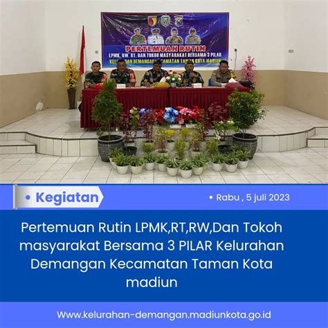 Pertemuan Rutin LPMK RT RW Dan Tokoh Masyarakat Bersama 3 PILAR