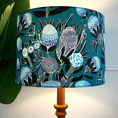 Campana Collective Blue Banksia Lamp Shade Temple And Webster