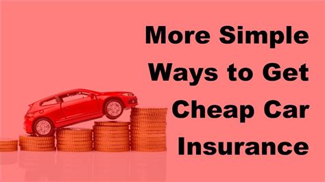 2017 Motor Insurance Tips More Simple Ways To Get Cheap Car Insurance Youtube