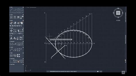 Draw Ellipse Using Autocad General Eccentricity Method