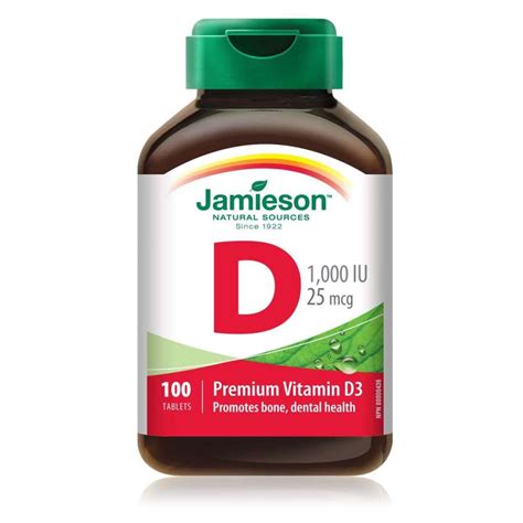 Jamieson Vitamin D 1000iu 100 Cap Youngs Pharmacy And Homecare