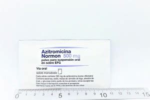 Azitromicina Normon Mg Polvo Para Suspension Oral En Sobre Efg