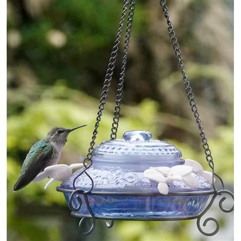 Style Selections Antique Top Fill Glass Hanging Hummingbird Feeder 14 Oz Anthf Ss1 I At