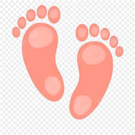 Pink Fingerprint Baby Footprints Clip Art Baby Footprints Clipart