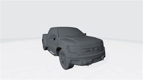 Free Stl File Ford Raptor F D Model Car Custom D Printing Stl File