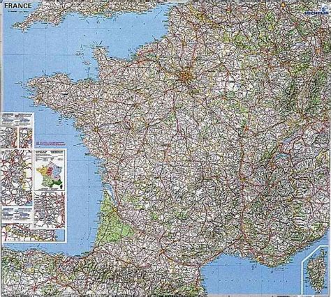 Carte De France Routière Vacances Guide Voyage Carte De France