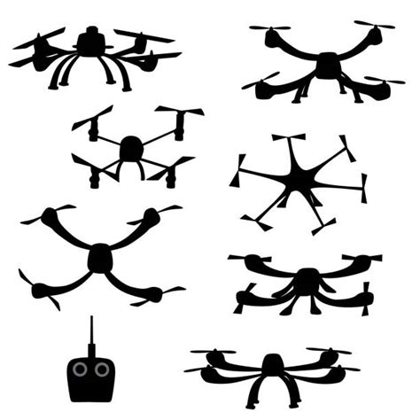 Drone Silhouettes Illustrations Royalty Free Vector Graphics And Clip