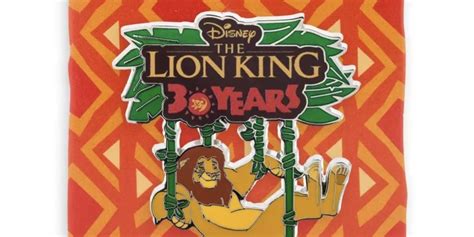 Simba The Lion King 30th Anniversary Pin At Disney Store Disney Pins Blog