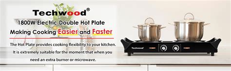 Amazon Hot Plate Techwood W Electric Stove Countertop Double