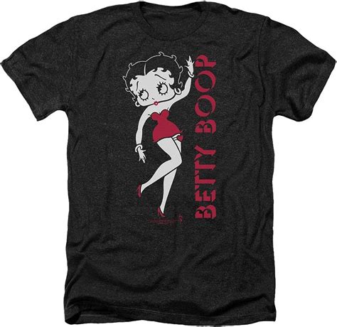 Betty Boop Classic Unisex Adult Heather T Shirt For Men And Women Clothing