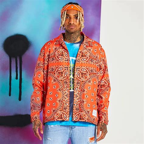 Update Bandana Print Jacket Super Hot In Thdonghoadian