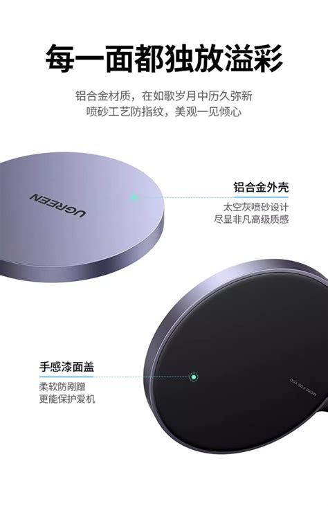 【新竹秒出】綠聯 Magsafe 充電器 15w快充 無線充電盤磁吸充電器適用iphone系列 原廠盒裝 蝦皮購物