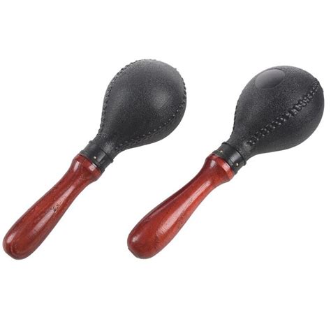 2X Professional Pair Of Maracas Shakers Rattles Sand Hammer