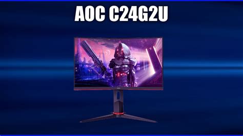 Монитор AOC C24G2U - YouTube