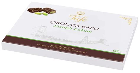 Tafe Turkish Delight Chocolate Covered With Double Roasted Pistachio