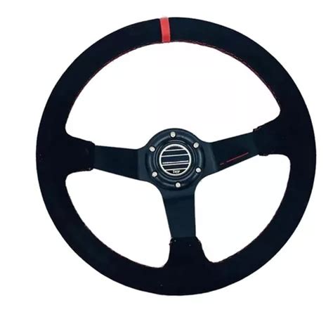 Volante Esportivo Côncavo Sparco 1 Linha 350mm Em Camurça Escorrega