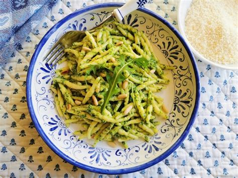 Trofie Pasta with Rocket Pesto Recipe – The Pasta Project