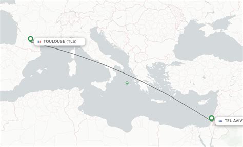 Direct Non Stop Flights From Toulouse To Tel Aviv Yafo Schedules