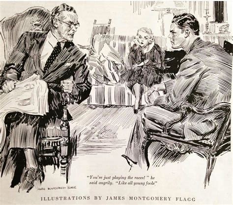 James Montgomery Flagg Illustration Vintage Illustration Art