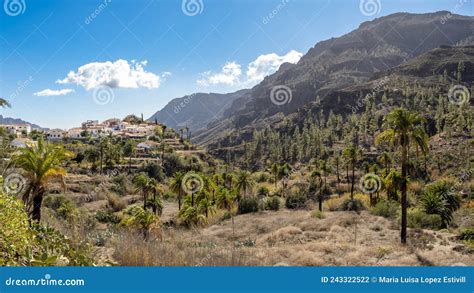 Fataga Village Gran Canaria Royalty Free Stock Photography