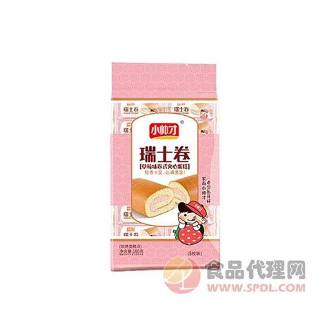 小帅才瑞士卷草莓味160g漯河市恒达食品工业有限公司秒火食品代理网