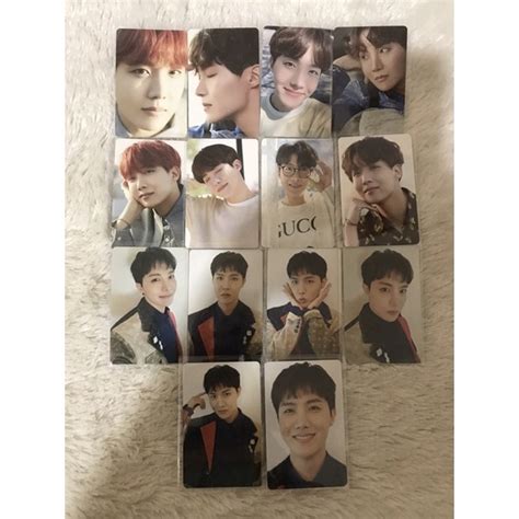 Jual Official Bts Dicon Sharing Photocard Jhope Set Lengkap Baca