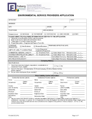 Fillable Online Fei 300 Ecc 0712 Form Fax Email Print PdfFiller