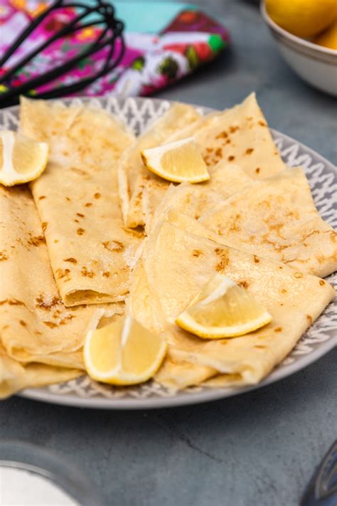 Thin English Pancakes Recipe With Lemon And Sugar Scrummy Lane