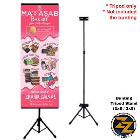 Tripod Buntingbanting Stand 5 Ft X 2ft 6ft X 2ft Bunting Free