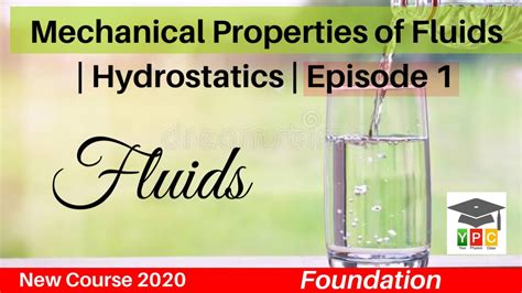 Mechanical Properties Of Fluids Hydrostatics Episode 1 YouTube