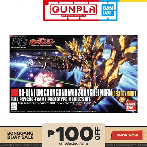 Gundam 89503 Hg 1144 Unicorn Gundam 02 Banshee Norn Gunpla Lazada Ph