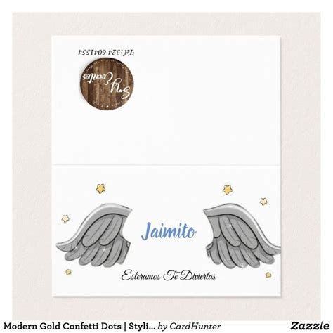 Crea Desde Cero Tu Tarjeta De Visita Plegada Zazzle Confetti